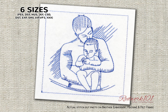 Boy and Father Machine Embroidery Review