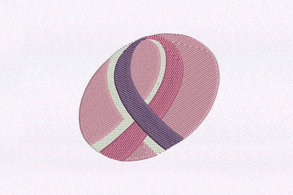 Cancer Survivor Ribbon: An Embroidery Design Review