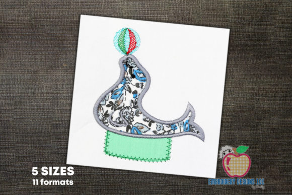Circus Seal Playing with Ball: Apparel Design Review