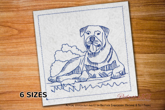 Rottweiler Lineart: A Holiday Embroidery Review