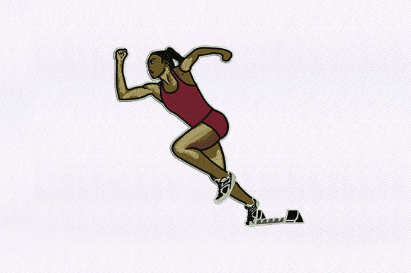 Sprinting Female: An Embroidery Design Review