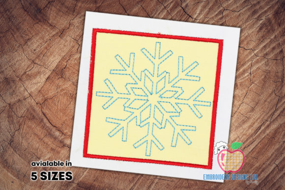 The Snowflake in Blue Color in Box: A Winter Design Review