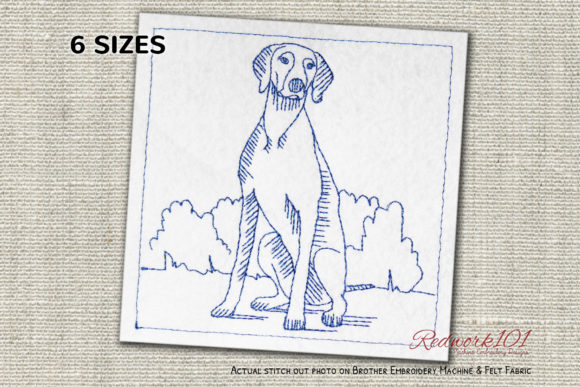 Weimaraner Dog Redwork: A Designer’s Practical Review